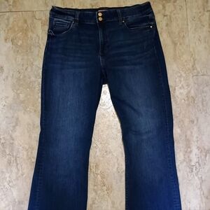 Kut High Rise Boot Cut Jeans
